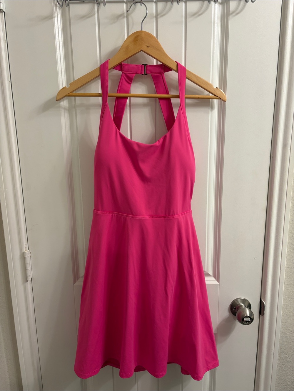 Halara Easy Peazy Longer Length Backless Dress, size Medium